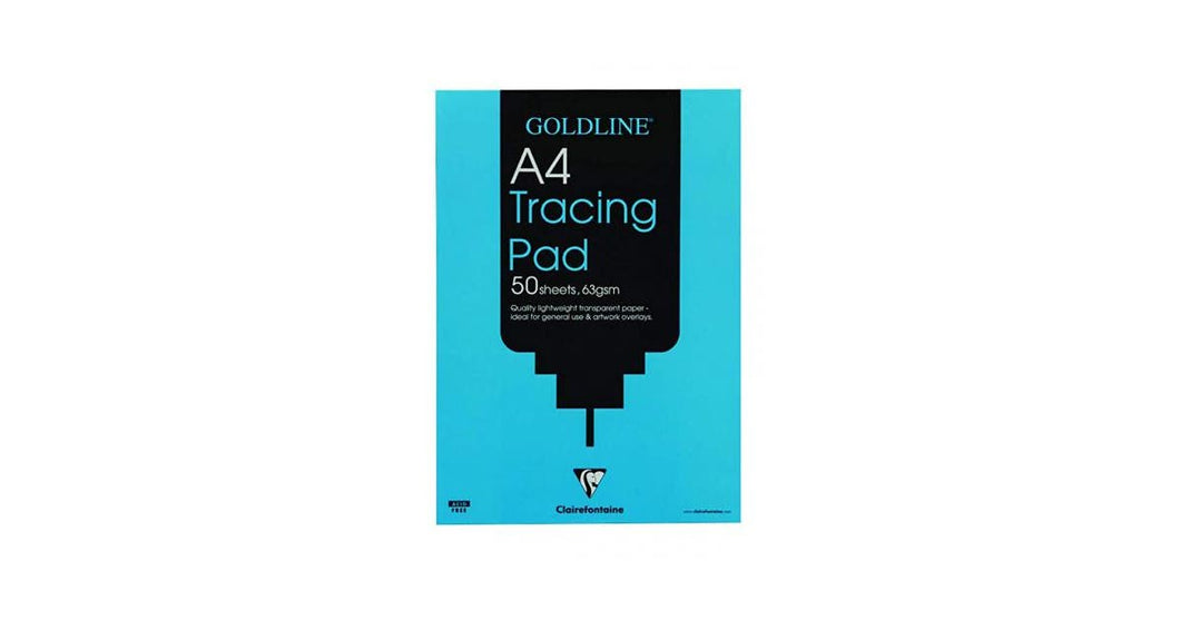 CLAIREFONTAINE Goldline Tracing Pad 63/90gsm A4 x 50 Sheets