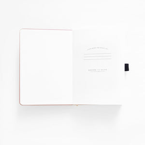 192 pages Light Pink Dot-Grid Notebook by Archer & Olive