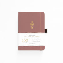 Load image into Gallery viewer, 160 pages Floral Sunset Dot Grid Notebook by Archer &amp; Olive
