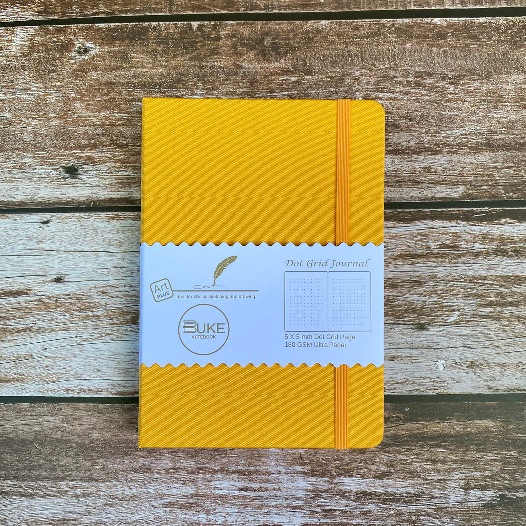 180 GSM Dot-Grid Journal by Buke Notebooks - Plain Mango