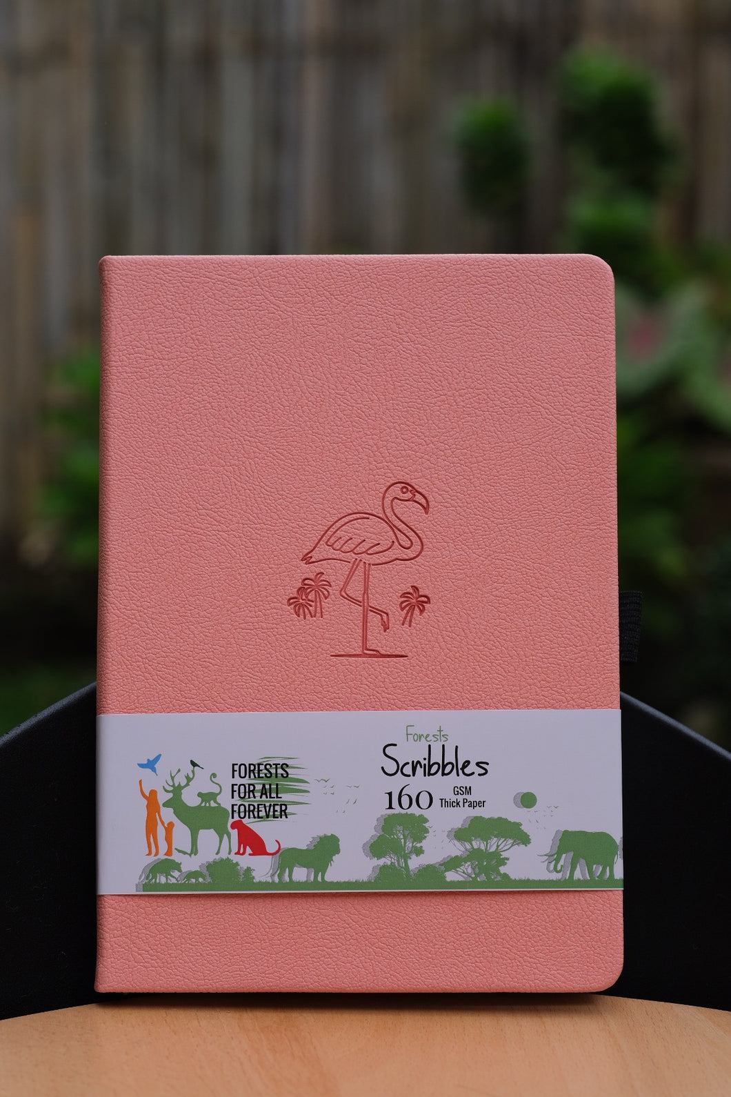 160 gsm Buke Notebook Bullet Journal - Pink Flamingo
