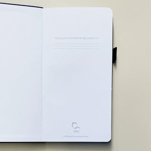 Burnt Siena “Power Up” Traveler’s Size Dot Grid 160 GSM, 160 pages Notebook by Alon Notebooks