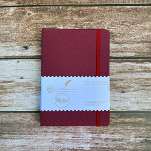 180 GSM Dot-Grid Journal by Buke Notebooks - Plain Wine