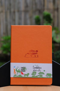 160 GSM Bullet Journal by Buke Notebooks - Orange Giraffe