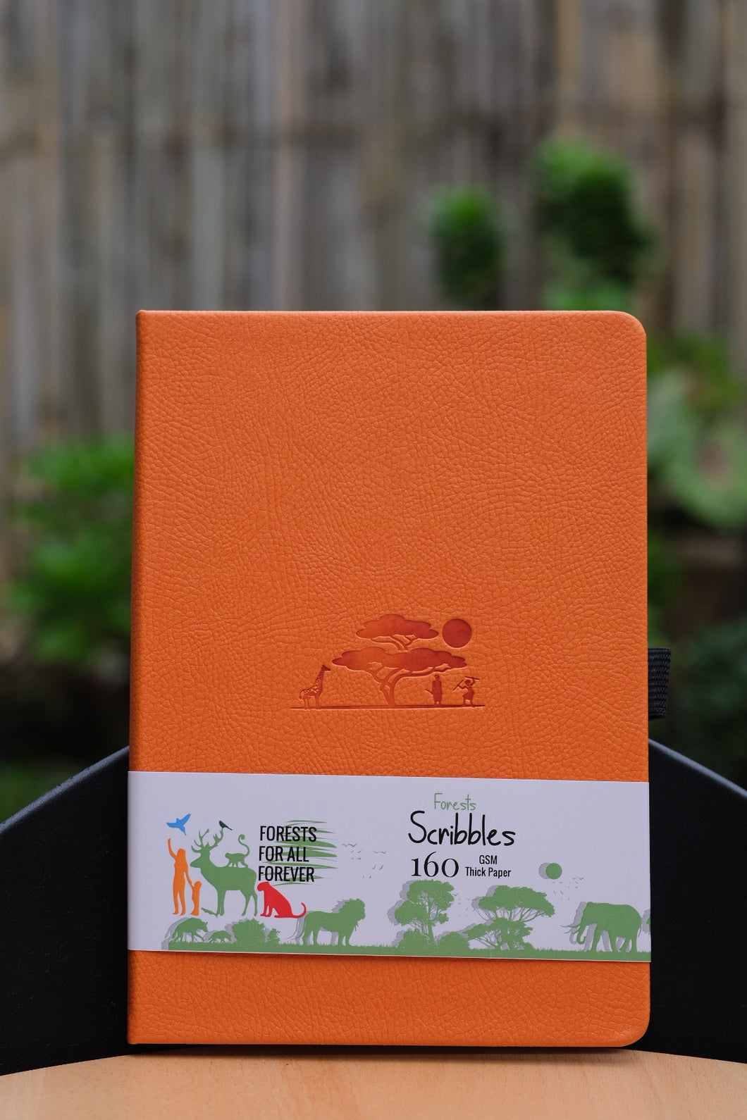 160 GSM Bullet Journal by Buke Notebooks - Orange Giraffe